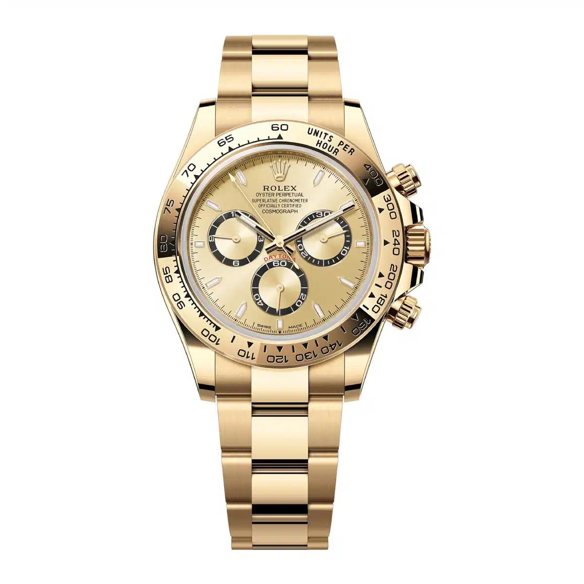 Đồng Hồ Rolex Daytona 126508 Champagne Dial 40mm Nam Vàng