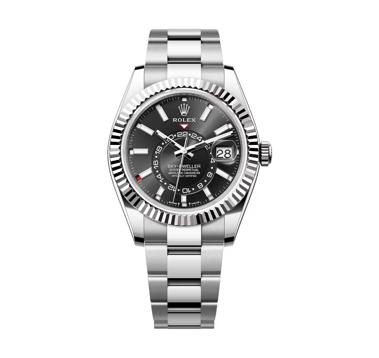 Đồng Hồ Rolex Sky-Dweller 336934 42mm Nam Đen Xám