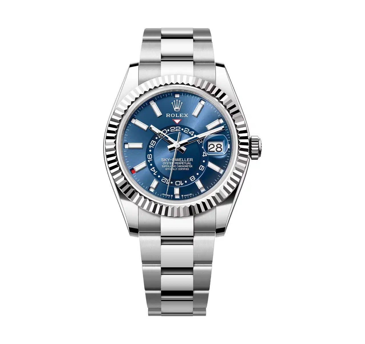 Đồng Hồ Rolex Sky-Dweller 336934 42mm Nam Xanh Xám