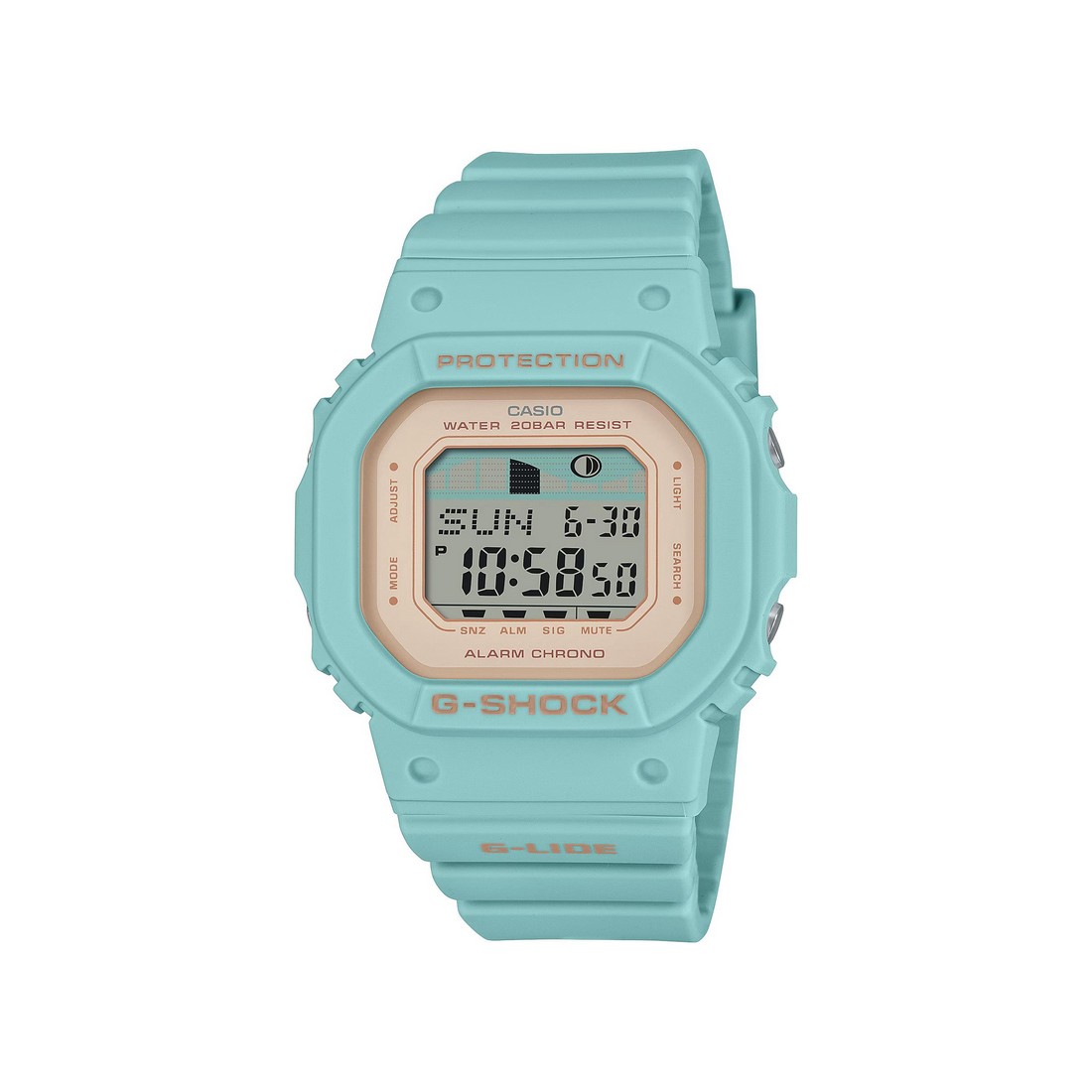 Đồng Hồ Casio Glx-S5600-3 Nữ Xanh Be