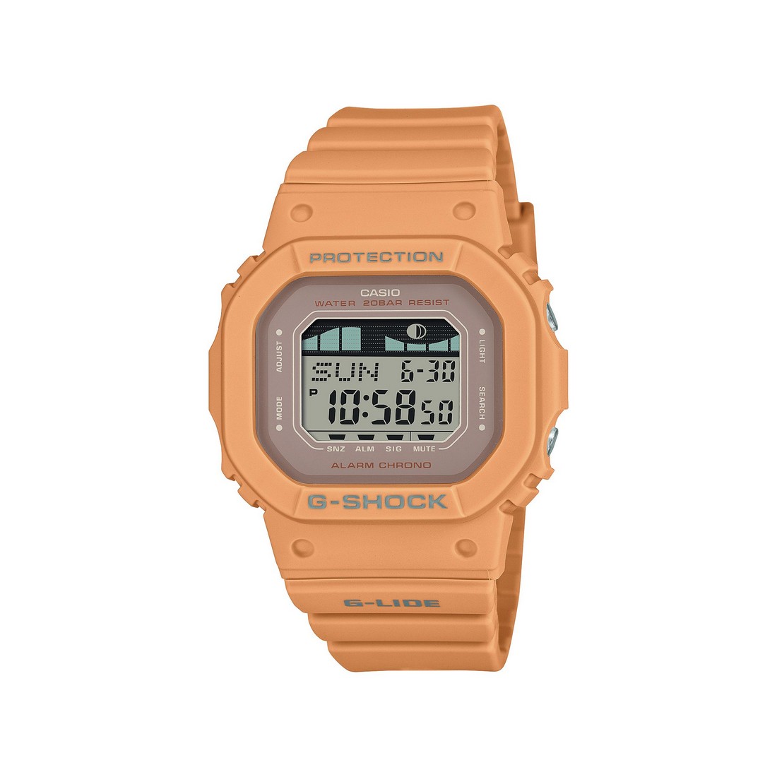 Đồng Hồ Casio Glx-S5600-4 Nữ Cam Nâu