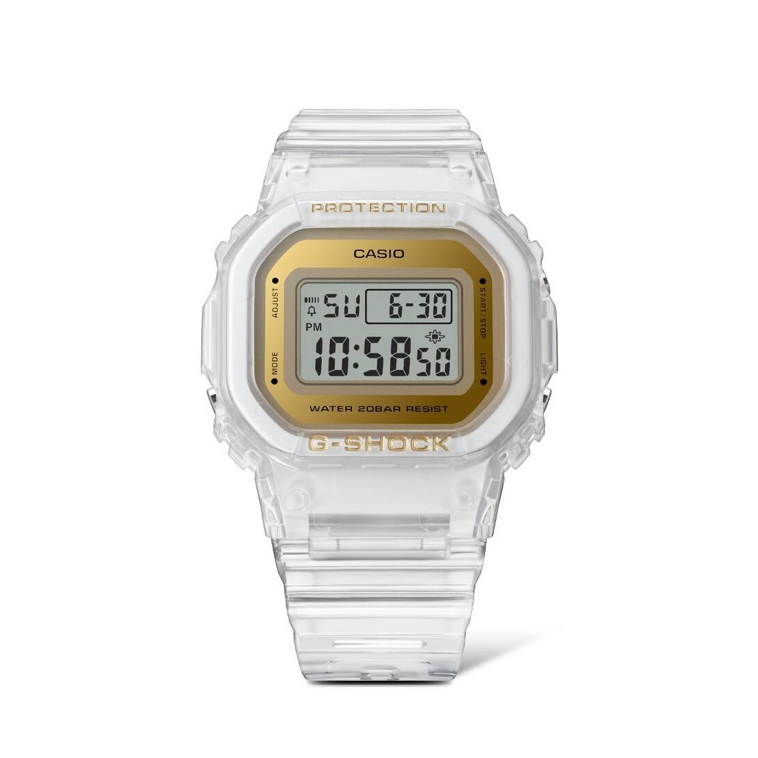 Đồng Hồ Casio Gmd-S5600Sg-7 Nữ Trắng Vàng