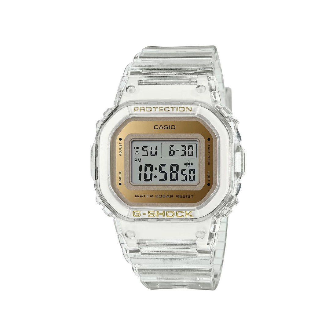 Đồng Hồ Casio Gmd-S5600Sg-7 Nữ Trắng Vàng