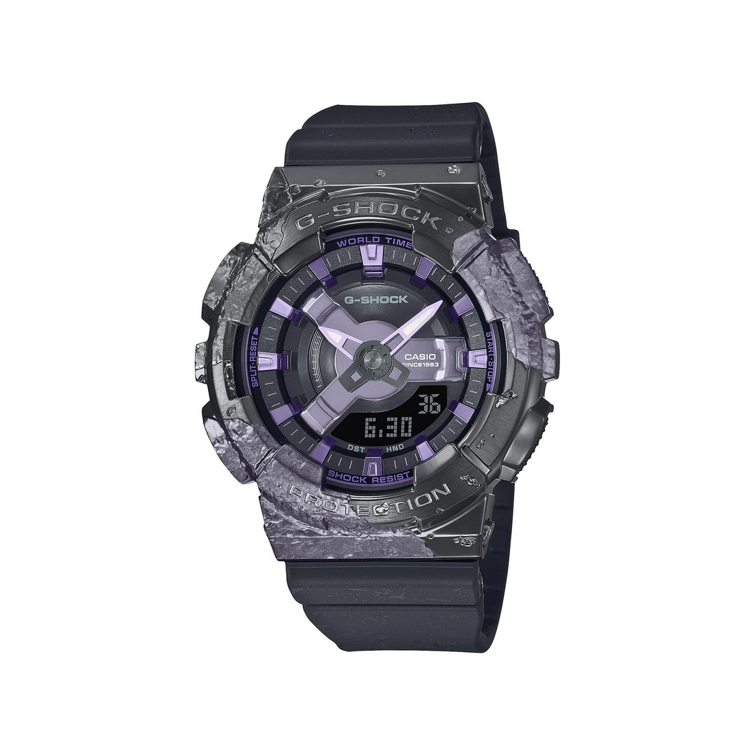 Đồng Hồ Casio Gm-S114Gem-1A2 Nữ Đen Tím