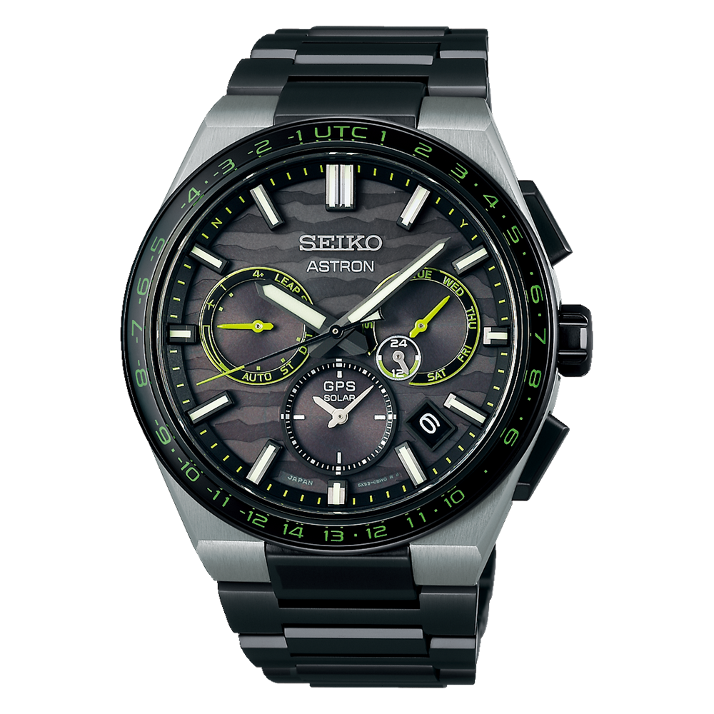 Đồng Hồ Seiko Astron SSH139 Nam Đen Xám