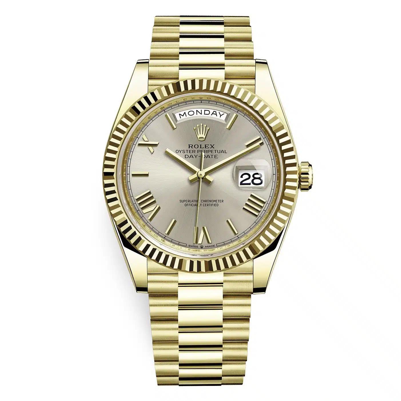 Đồng Hồ Rolex Day-Date 228238-0002 Roman 40mm Nam Vàng