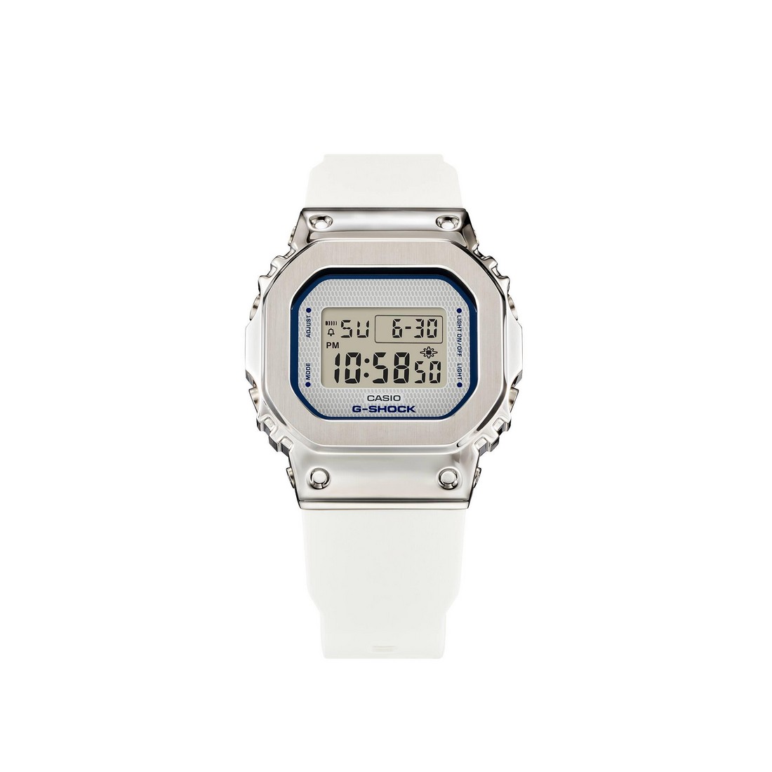 Đồng Hồ Casio Gm-S5600Lc-7 Nữ Trắng Xám