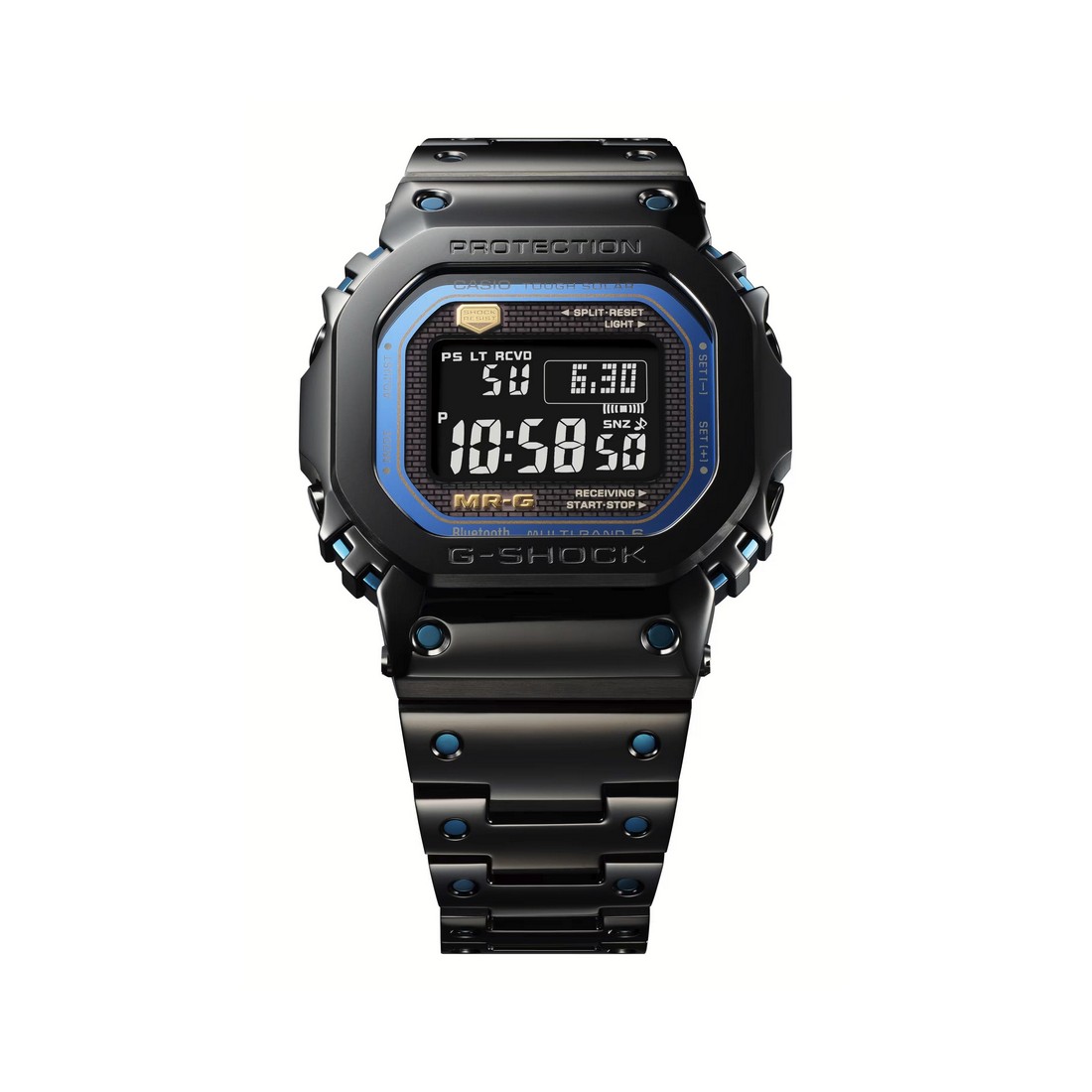 Đồng Hồ Casio Mrg-B5000Ba-1 Nam Đen Xanh