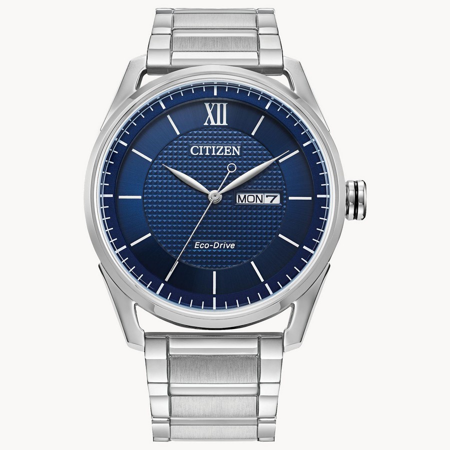 Đồng Hồ Citizen Classic Nam Xanh Xám