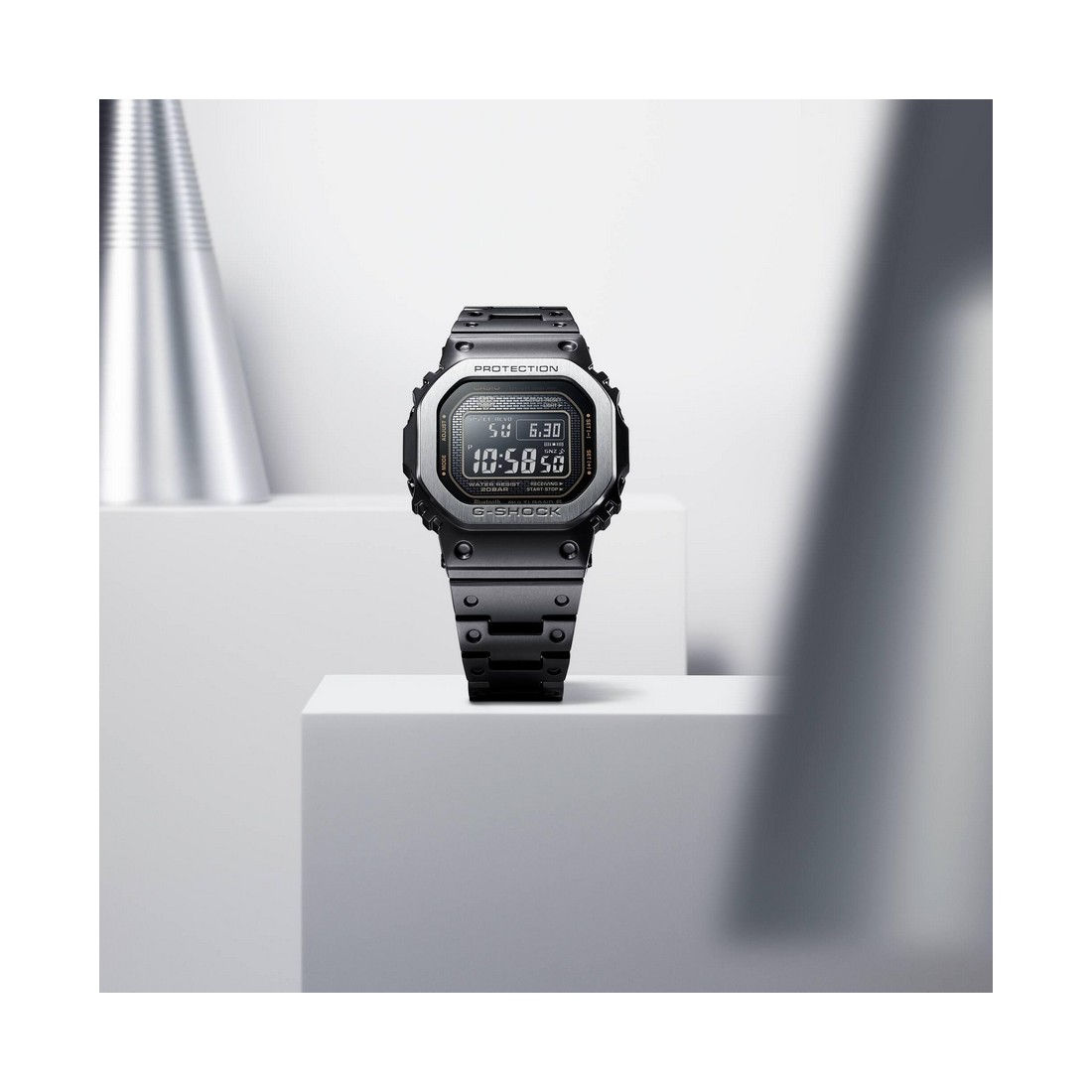 Đồng Hồ Casio Gmw-B5000Mb-1 Nam Đen Xám