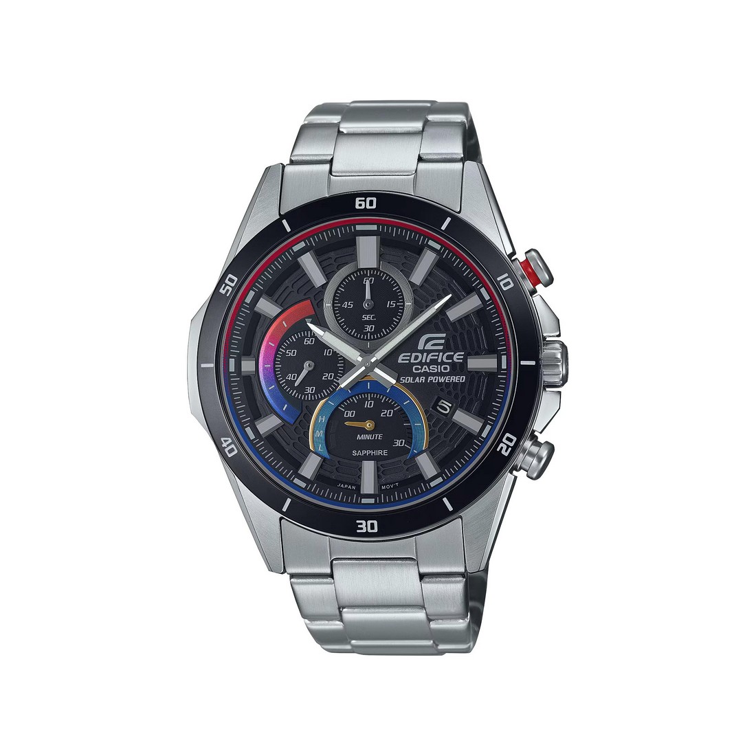 Đồng Hồ Casio Efs-S610Hg-1Av Nam Đen Xám