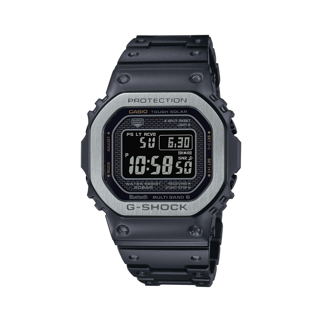 Đồng Hồ Casio Gmw-B5000Mb-1 Nam Đen Xám