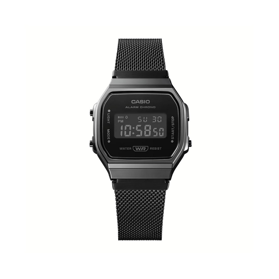 Đồng Hồ Casio A168Wemb-1B Nam Đen Xám