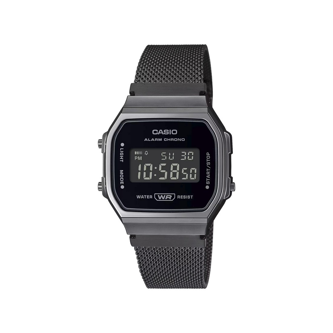 Đồng Hồ Casio A168Wemb-1B Nam Đen Xám