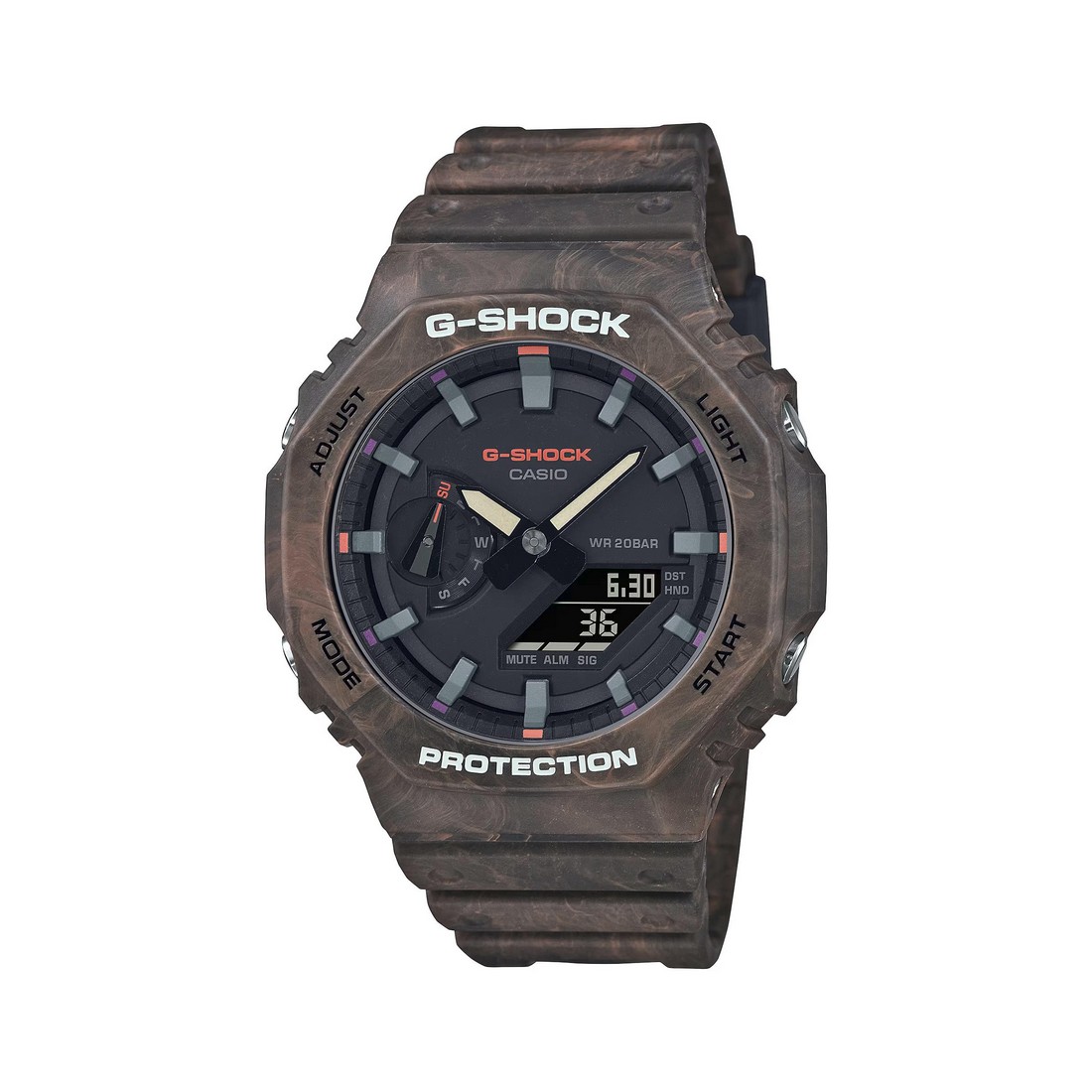 Đồng Hồ Casio Ga-2100Fr-5A Nam Nâu Đen