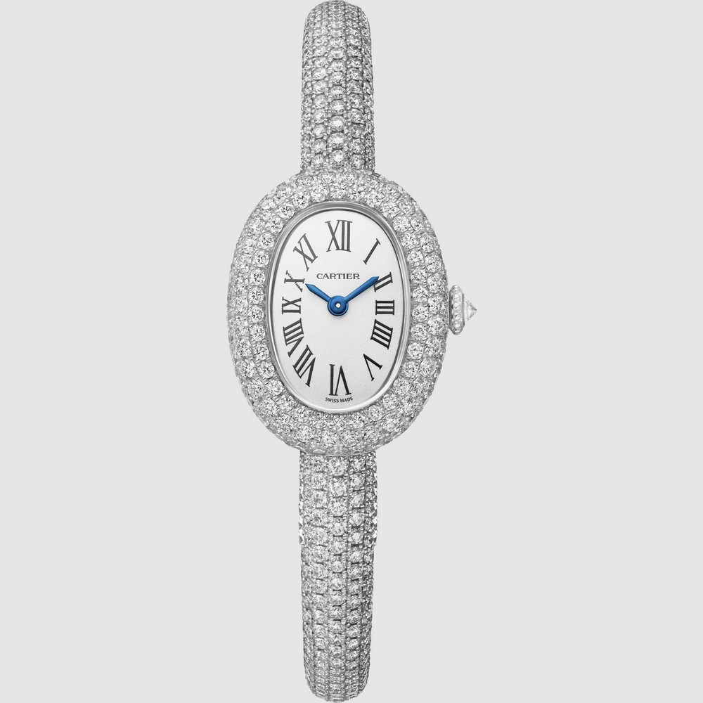 Đồng Hồ Cartier Baignoire Watch (Size 16) Nữ Xám