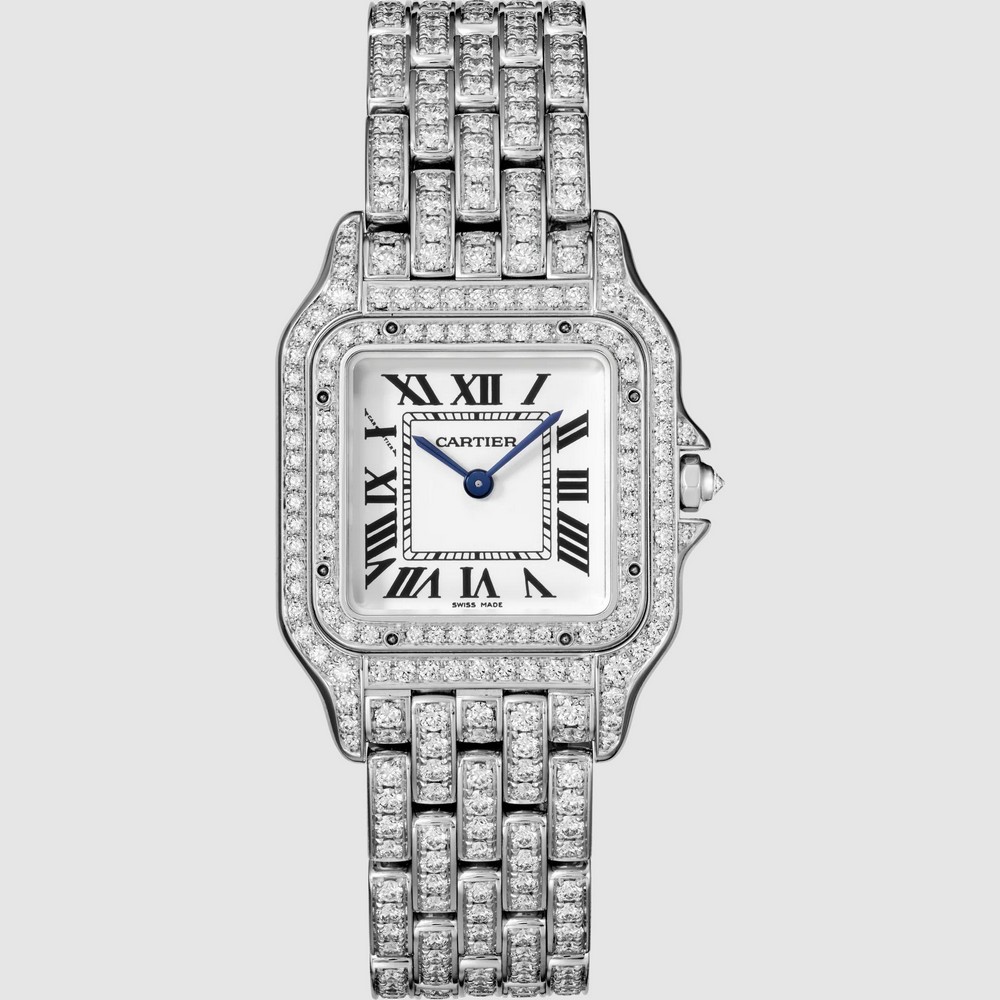 Đồng Hồ Cartier Panthère De Cartier Medium Watch Nữ Xám