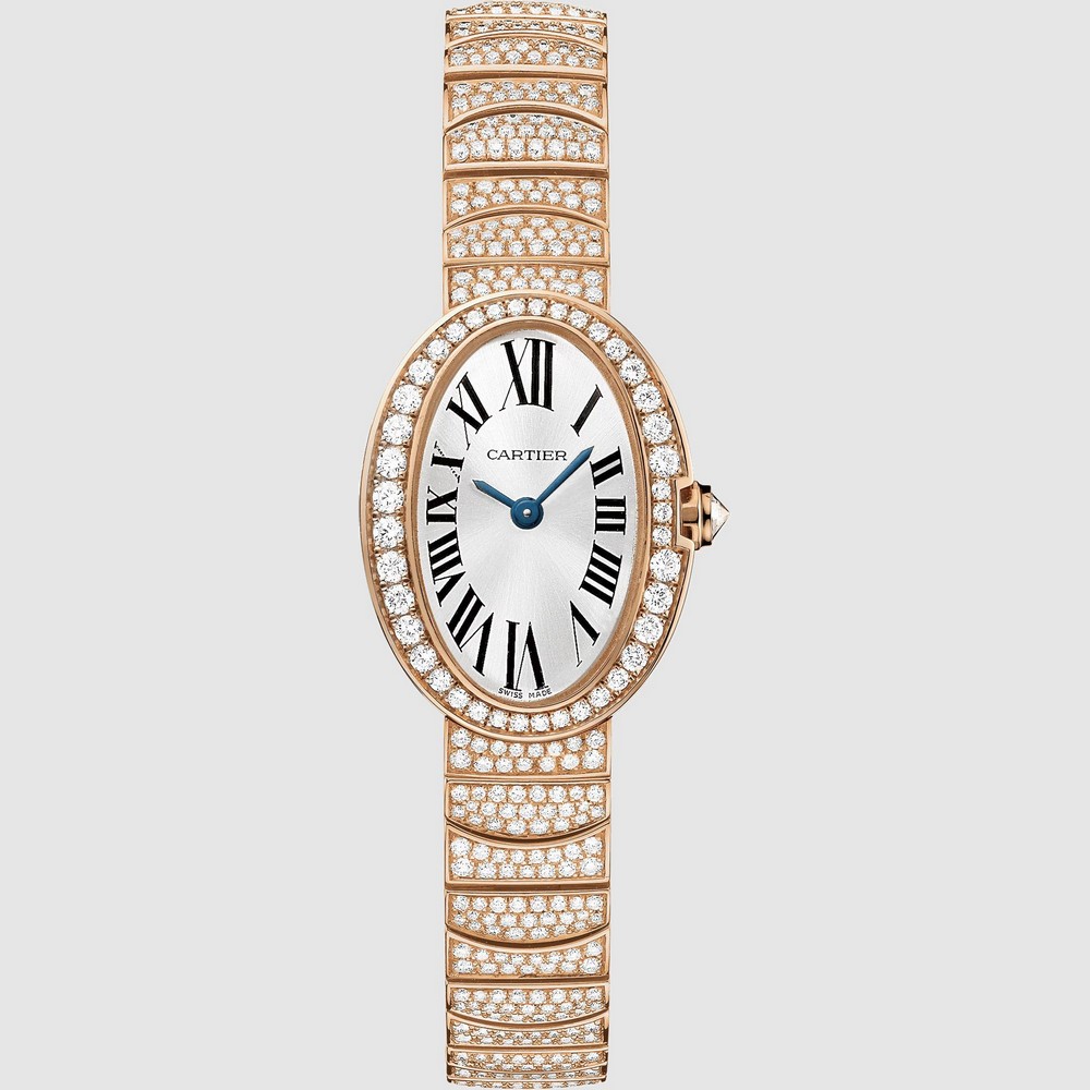 Đồng Hồ Cartier Mini Baignoire Watch Nữ Vàng