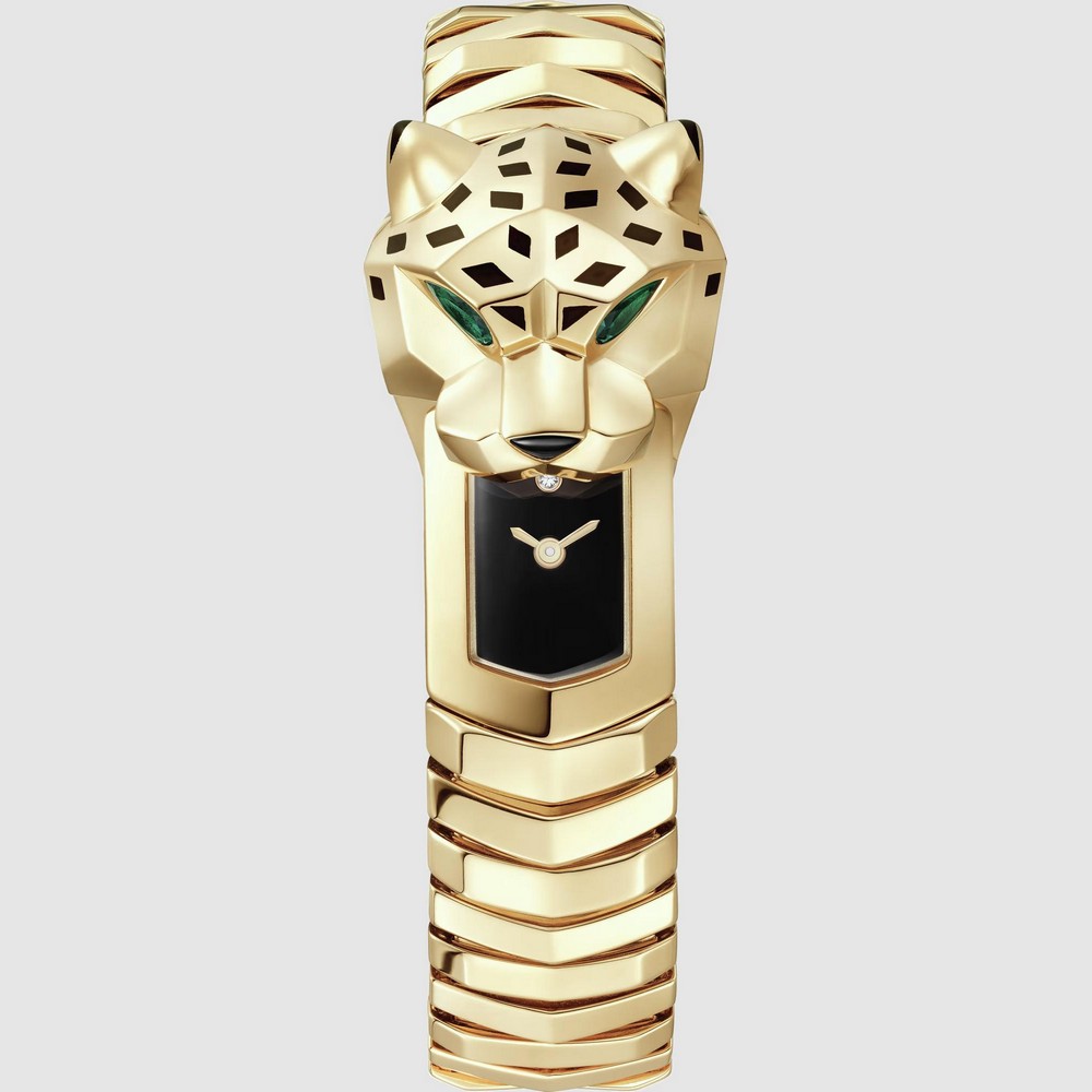 Đồng Hồ Cartier Panthère De Cartier Watch Panther Head And Case Nữ Vàng 