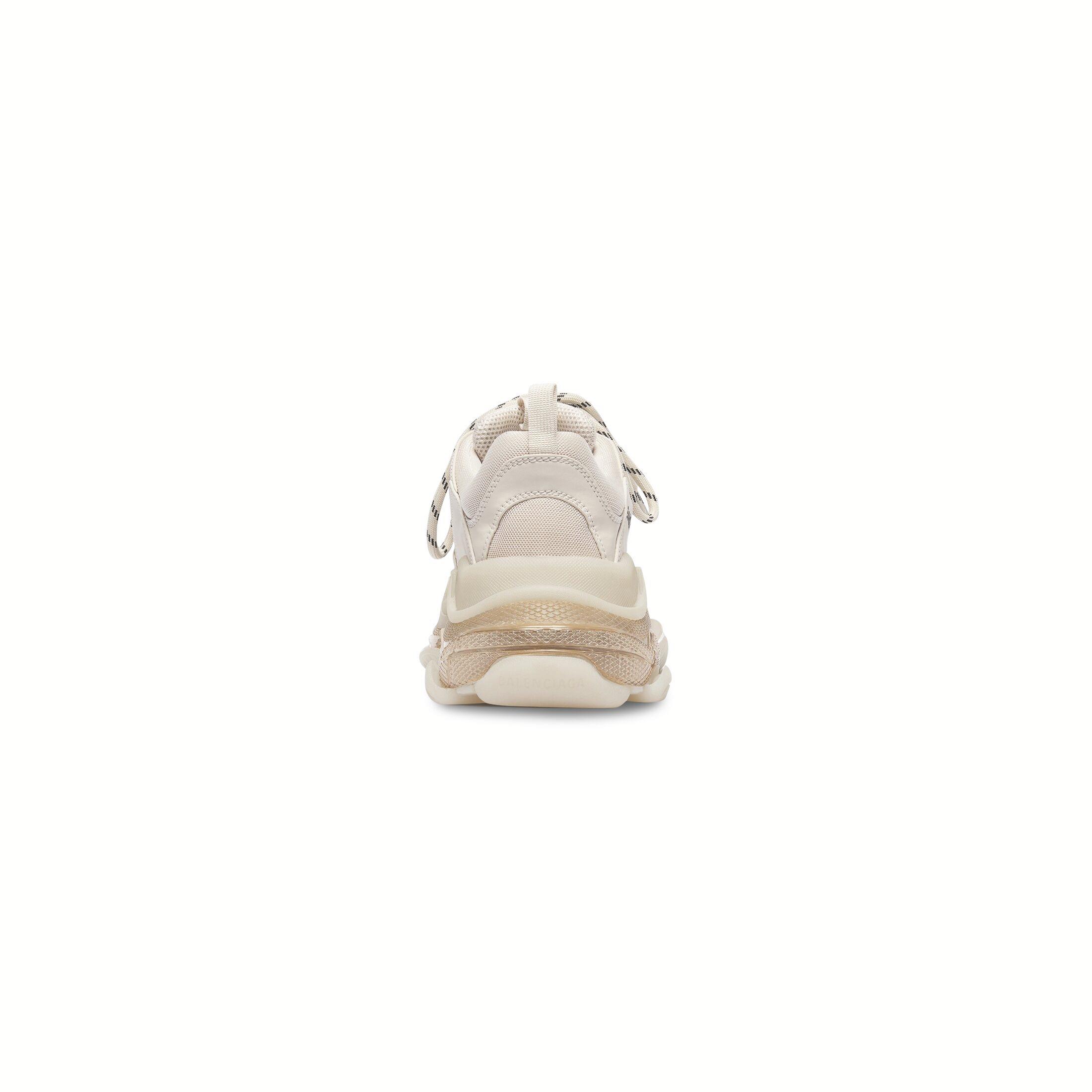 Giày Balenciaga Triple S Sneaker Clear Sole Nam Trắng Đục