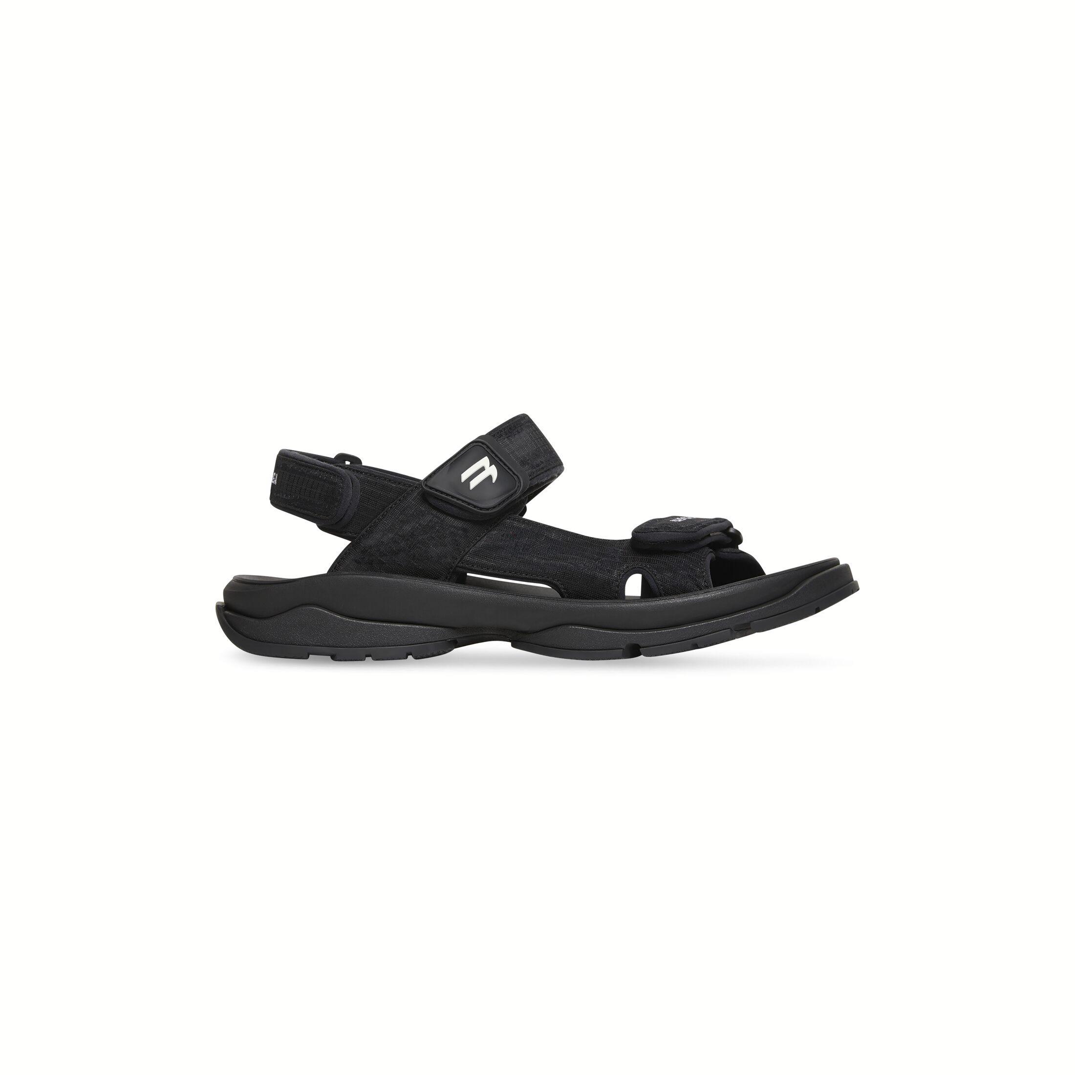 Dép Balenciaga Tourist Sandal Nam Màu Đen