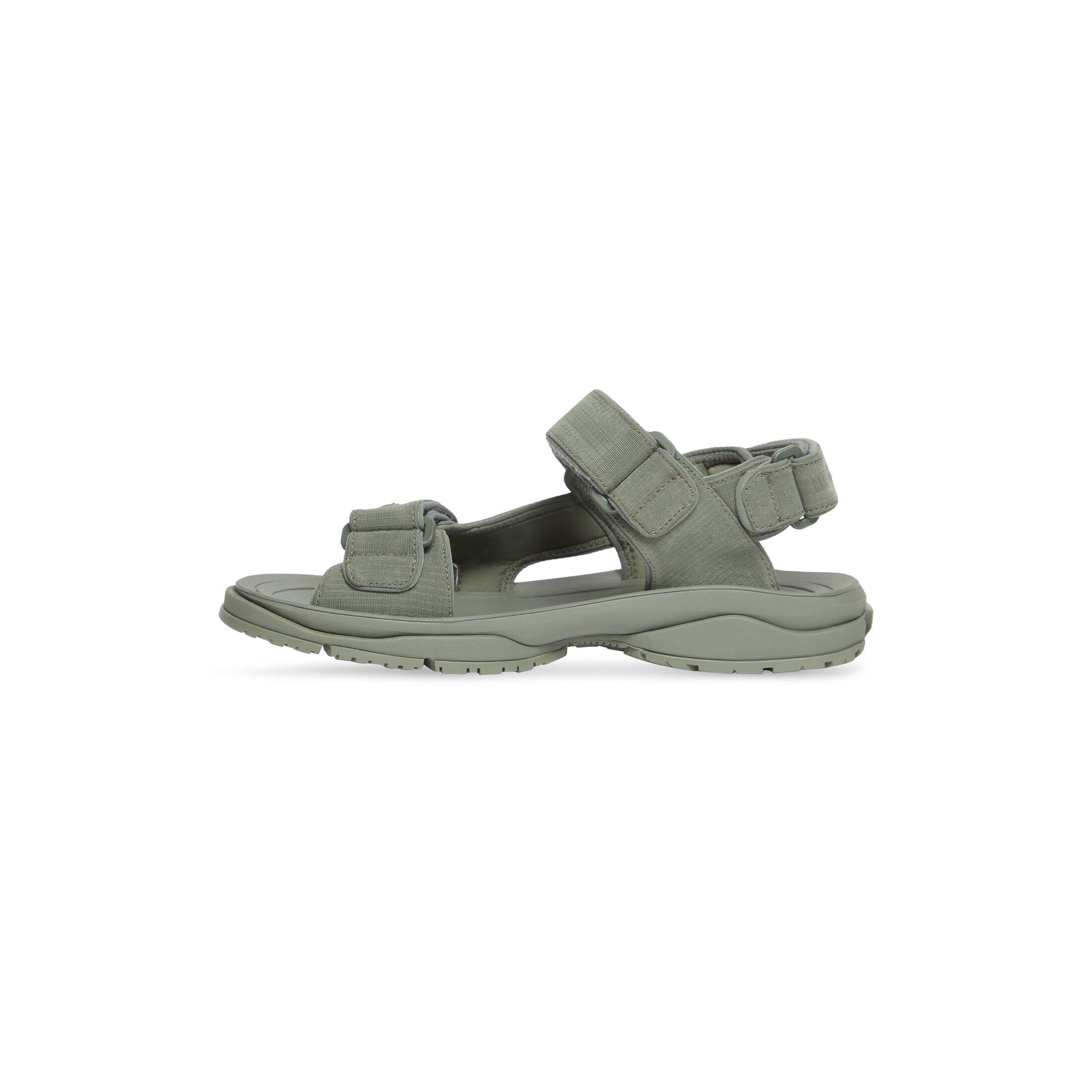 Dép Balenciaga Tourist Sandal Nam Xanh Rêu