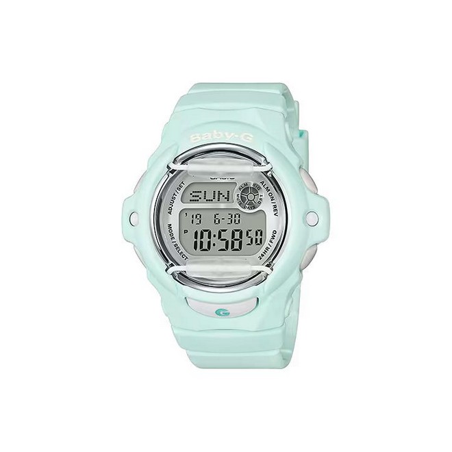 Đồng Hồ Casio Bg-169R-3 Nữ Xanh Xám