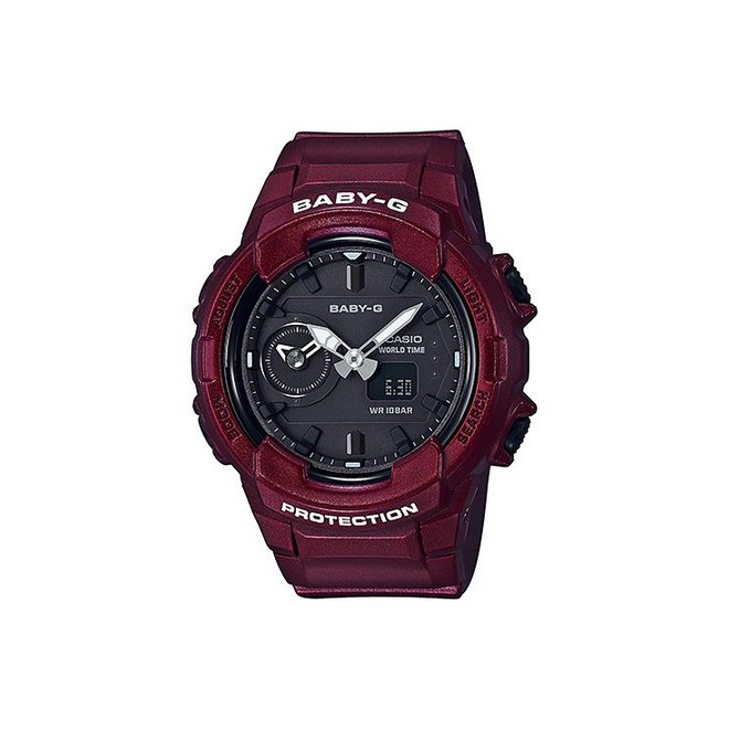 Đồng Hồ Casio Bga-230S-4A Nữ Đỏ Đen