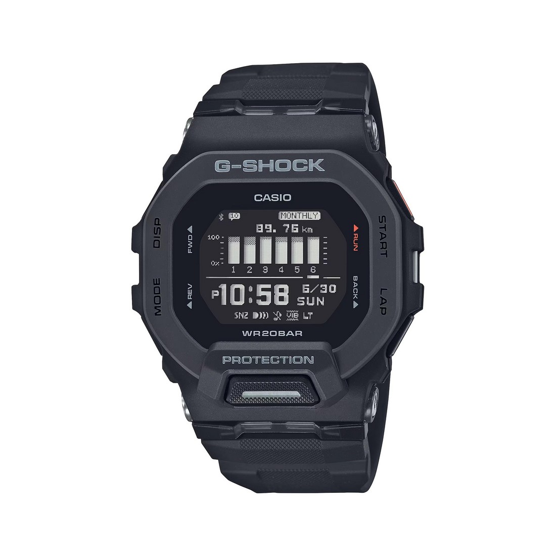 Đồng Hồ Casio Gbd-200-1 Nam Đen