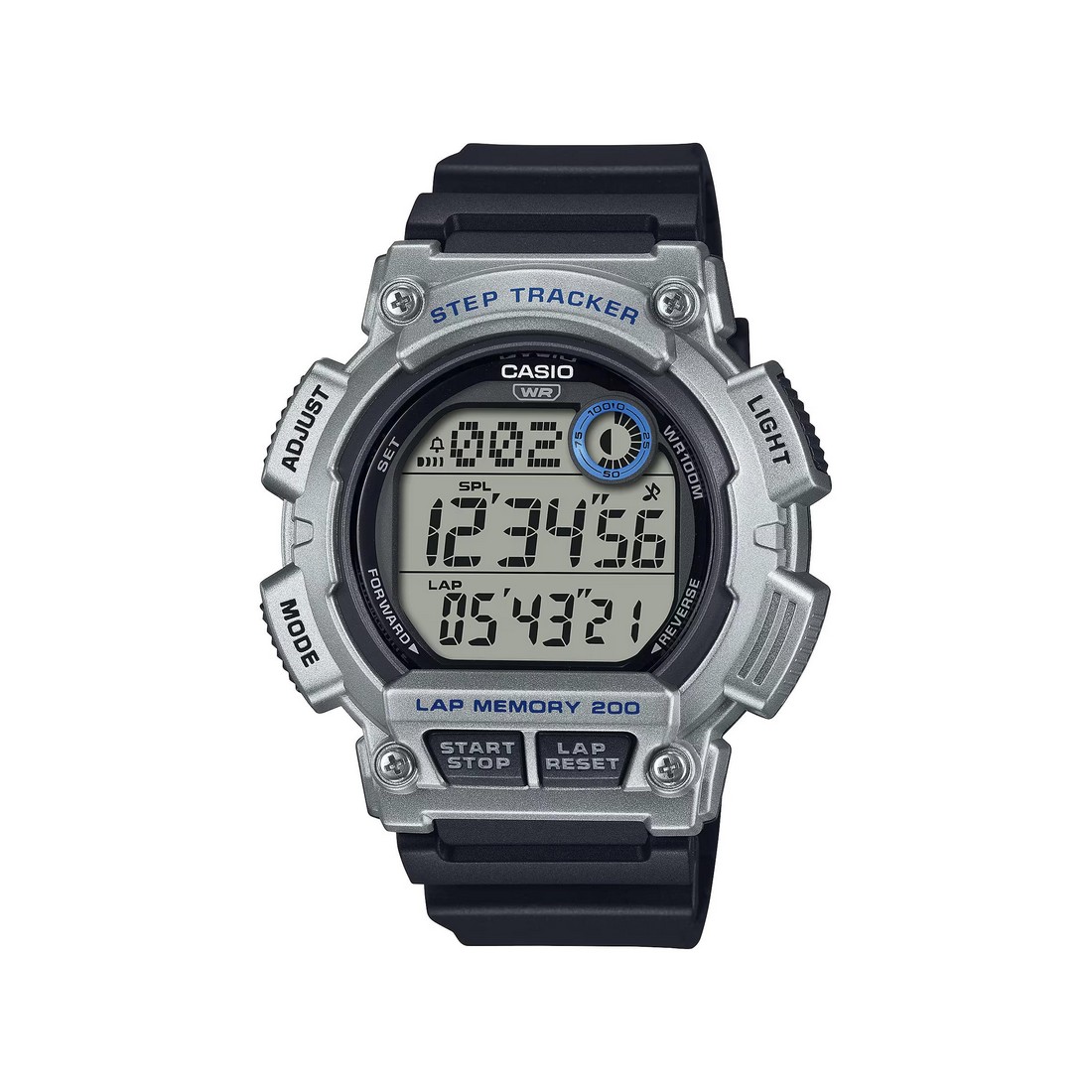 Đồng Hồ Casio Ws-2100H-1A2V Nam Đen Xám