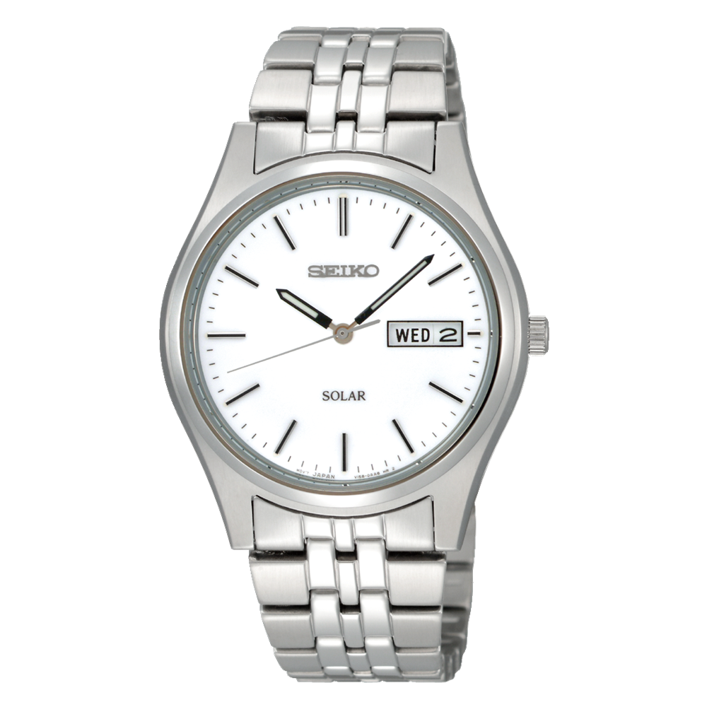 Đồng Hồ Seiko SNE031 Nam Xám Trắng