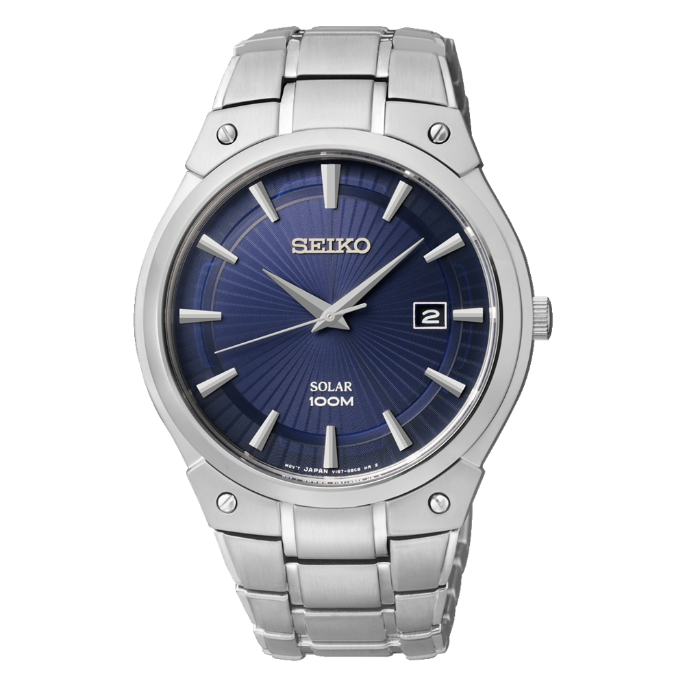 Đồng Hồ Seiko SNE323 Nam Xám Xanh