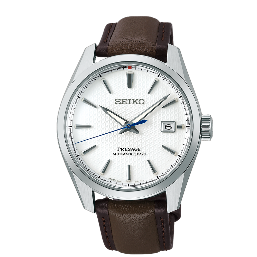 Đồng Hồ Seiko Presage SPB413 Nam Trắng Nâu Xám