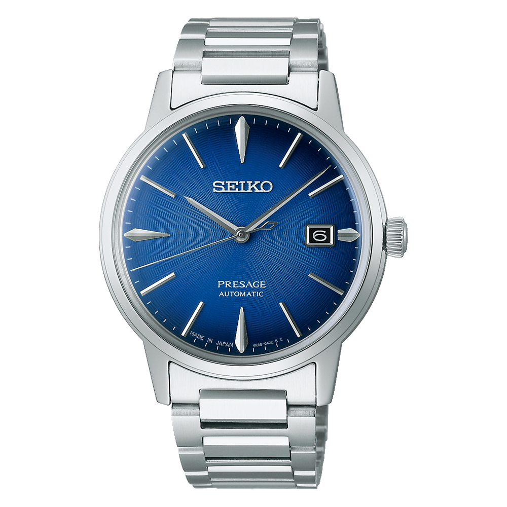 Đồng Hồ Seiko Presage SRPJ13 Nam Xanh Xám