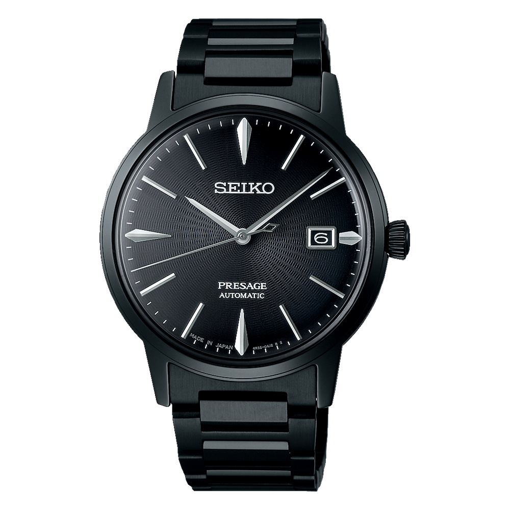 Đồng Hồ Seiko Presage SRPJ15 Nam Đen