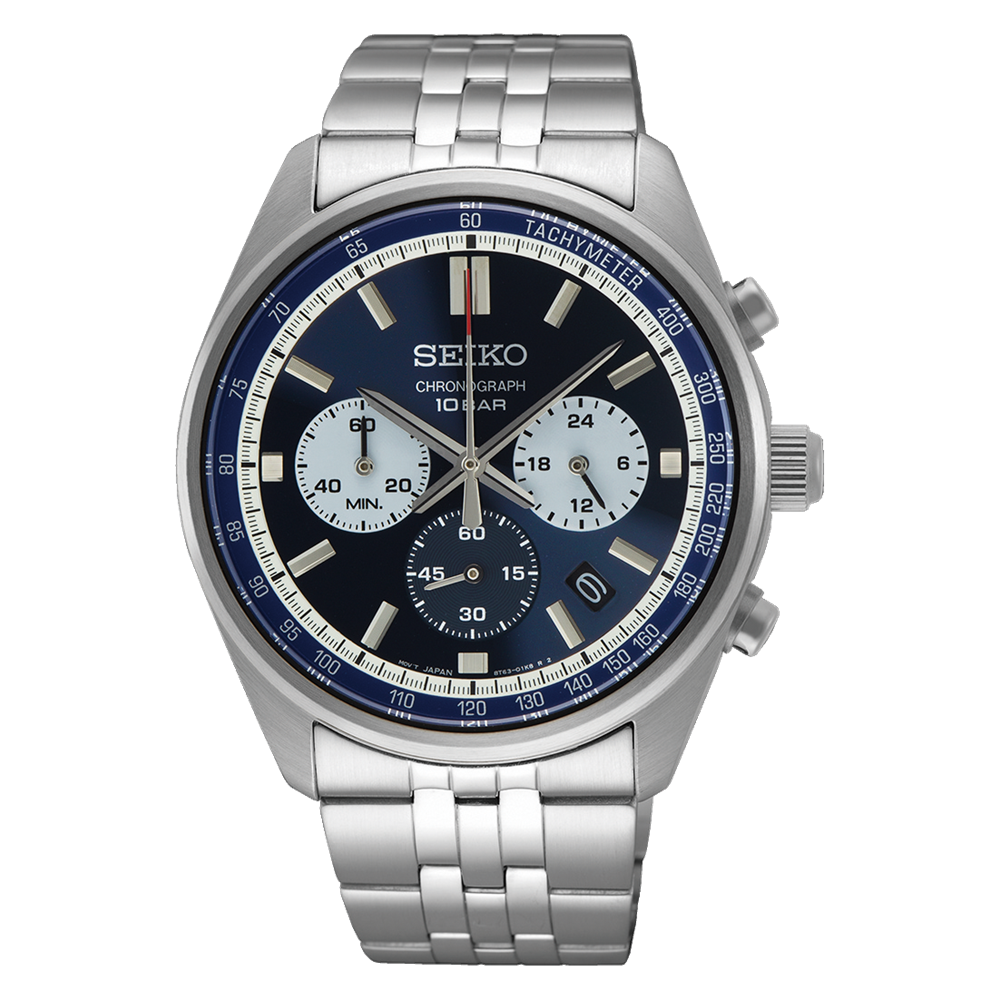 Đồng Hồ Seiko SSB427 Nam Xanh Xám