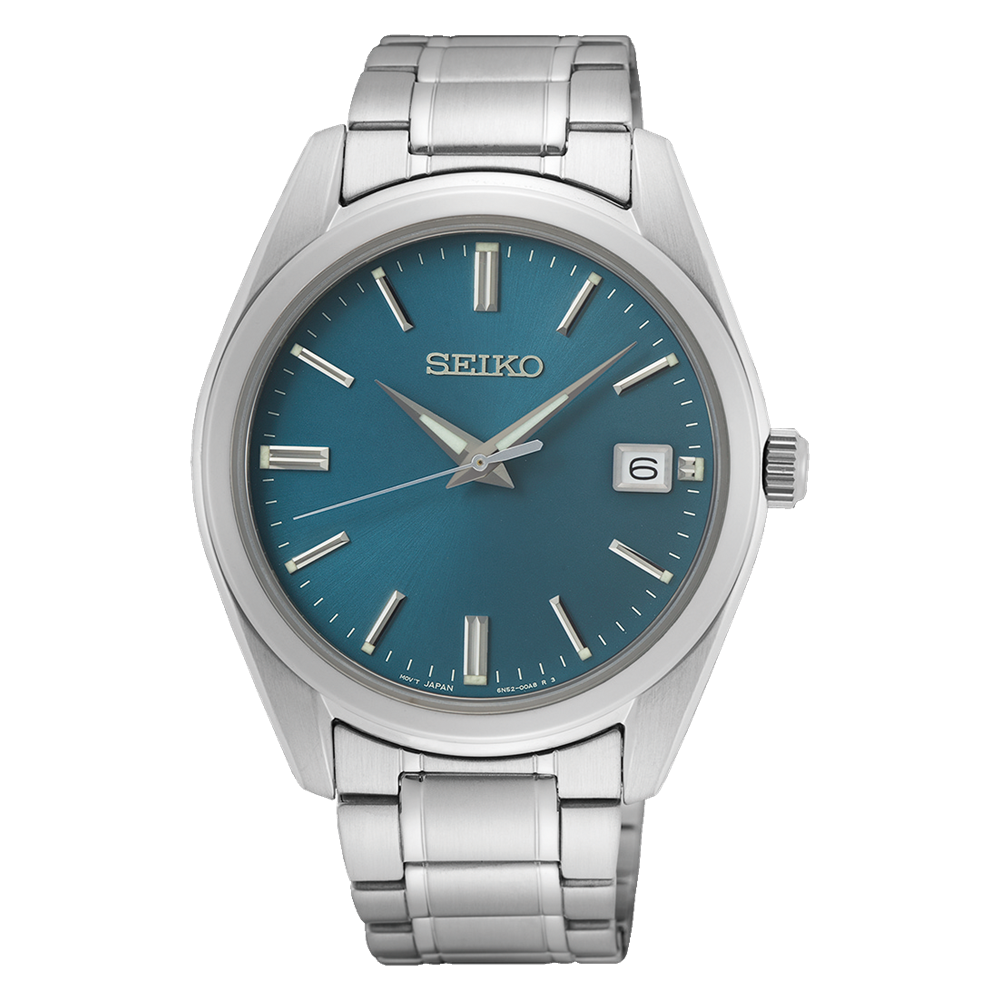 Đồng Hồ Seiko SUR525 Nam Xám Xanh