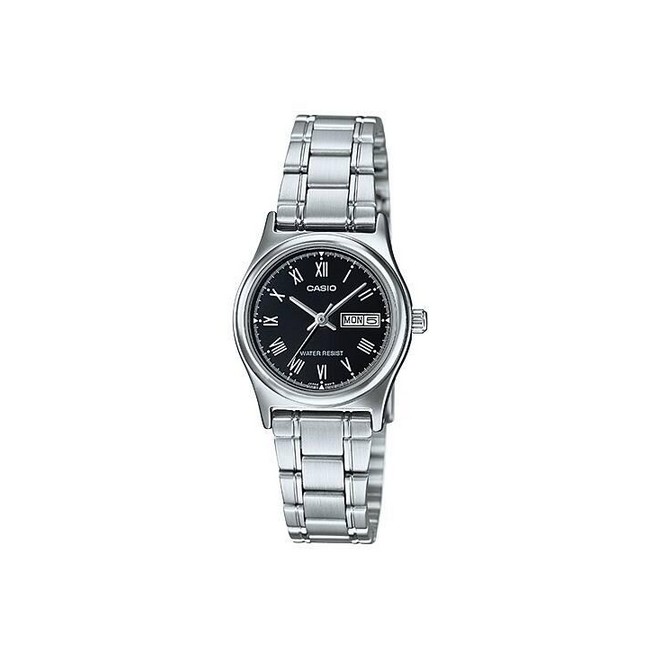 Đồng Hồ Casio Ltp-V006D-1B Nữ Xám Đen