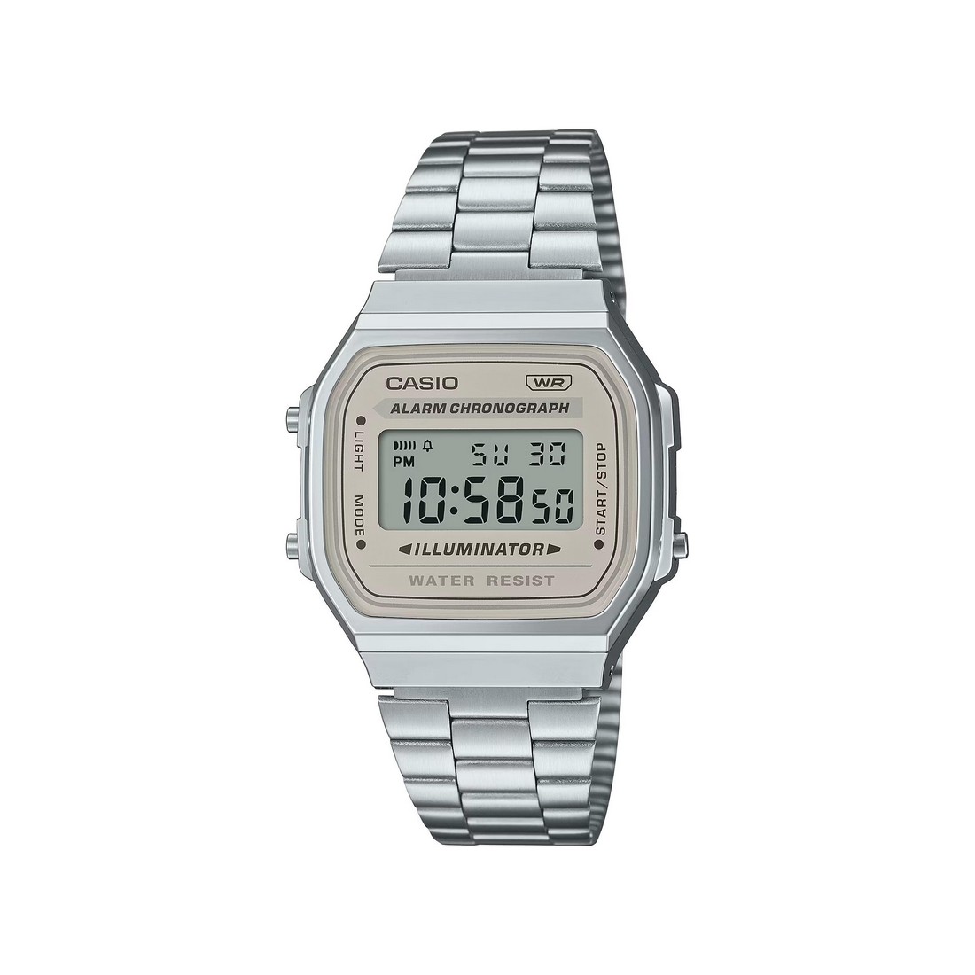 Đồng Hồ Casio A168Wa-8Ay Nam Xám Be