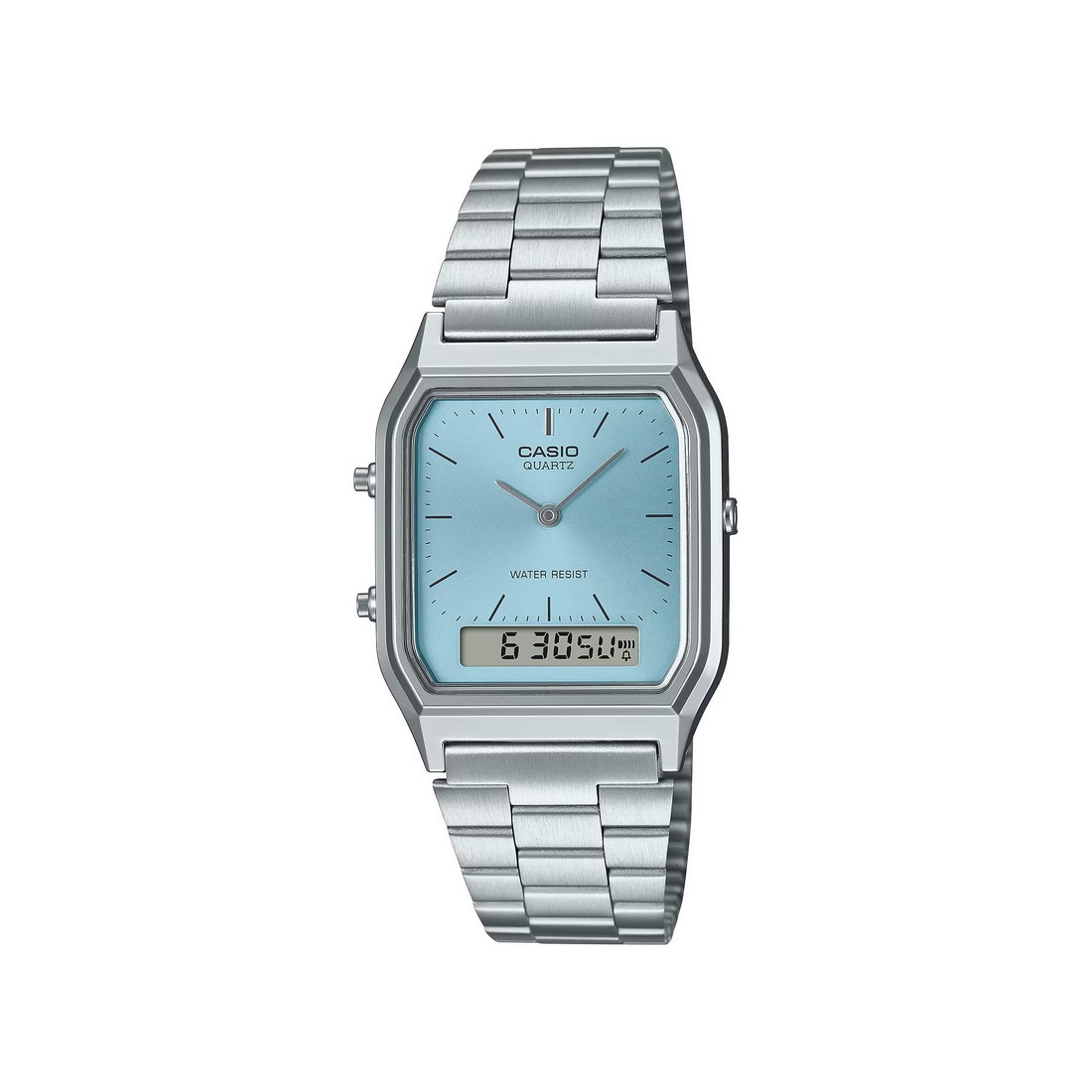 Đồng Hồ Casio Aq-230A-2A1Mqy Nam Xanh Xám