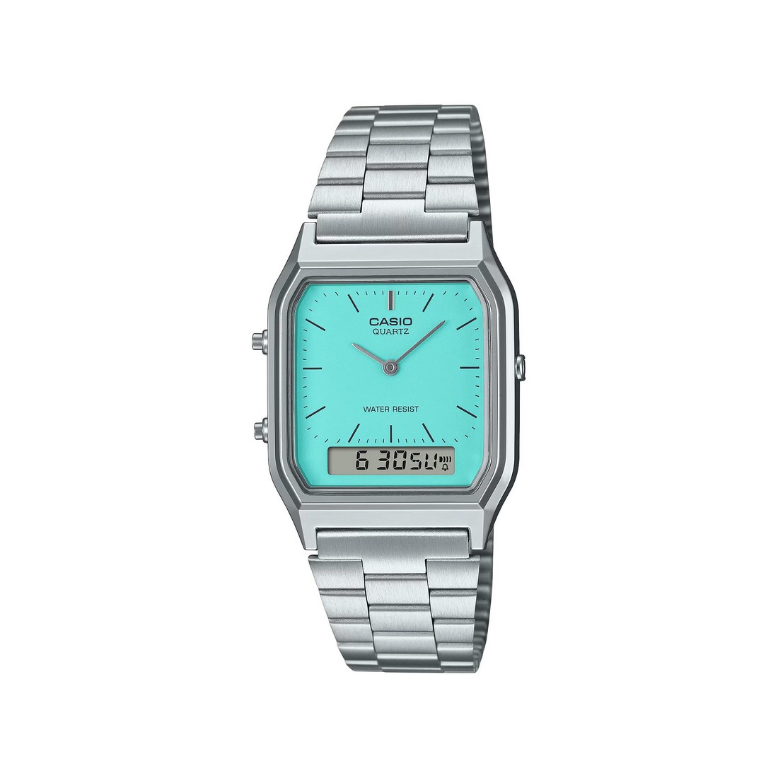 Đồng Hồ Casio Aq-230A-2A2Mqy Nam Xanh Xám