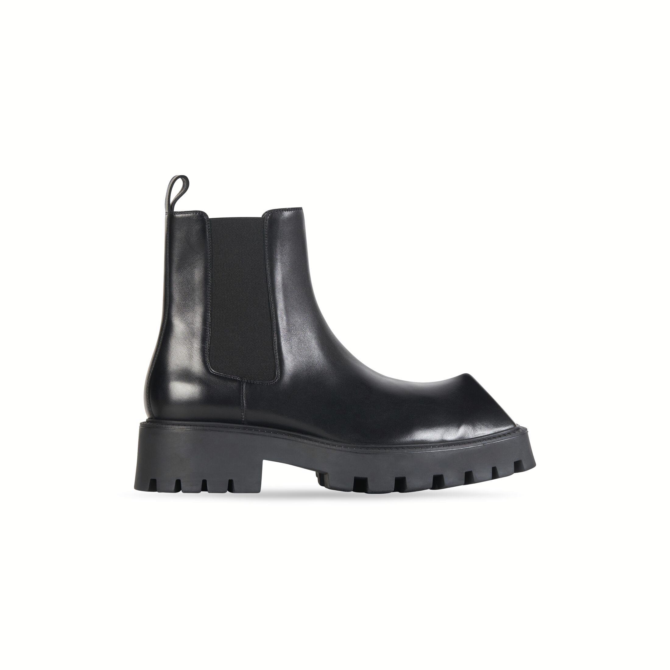 Giày Balenciaga Rhino 20mm Boot Nam Đen