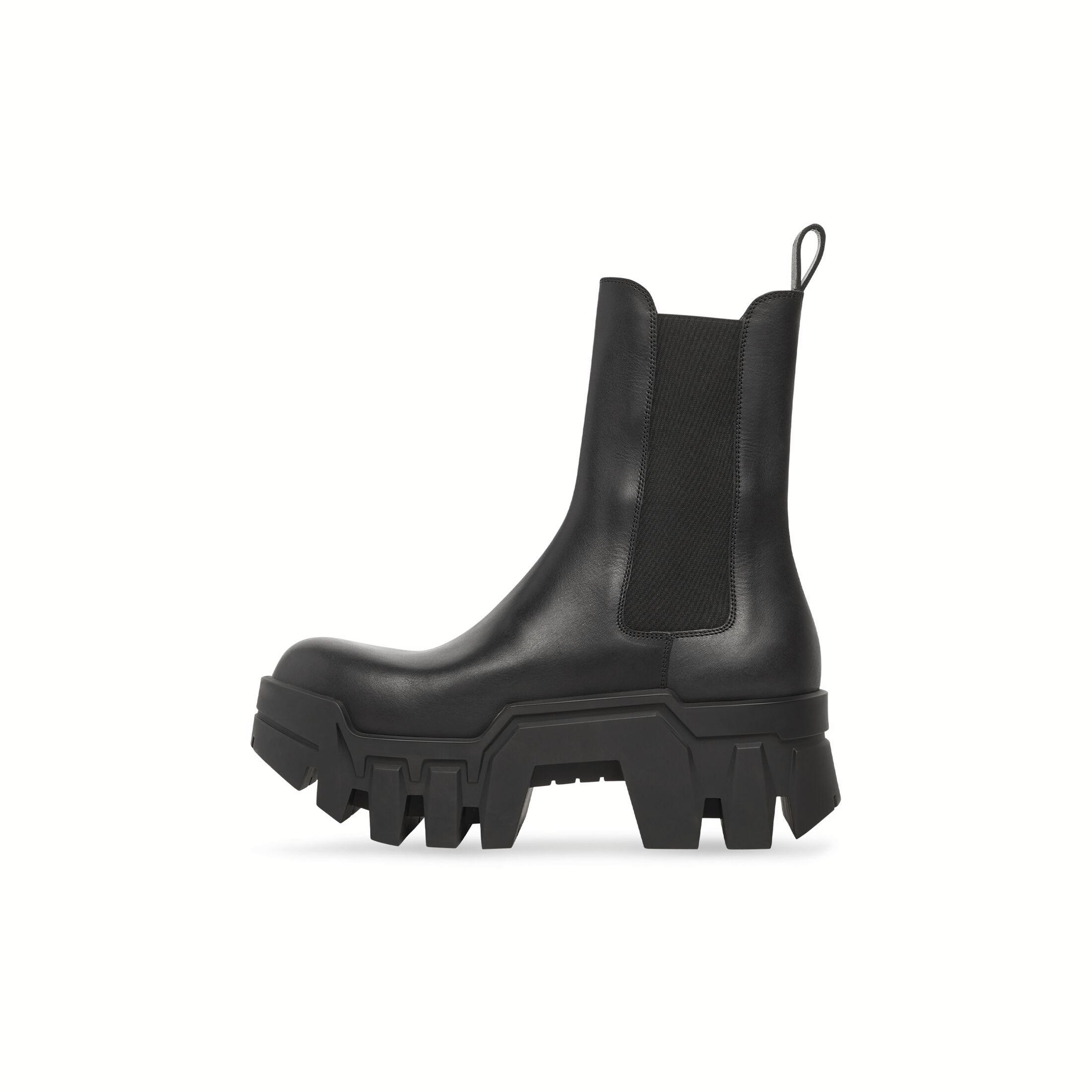 Giày Balenciaga Bulldozer Chelsea Boot Nam Đen