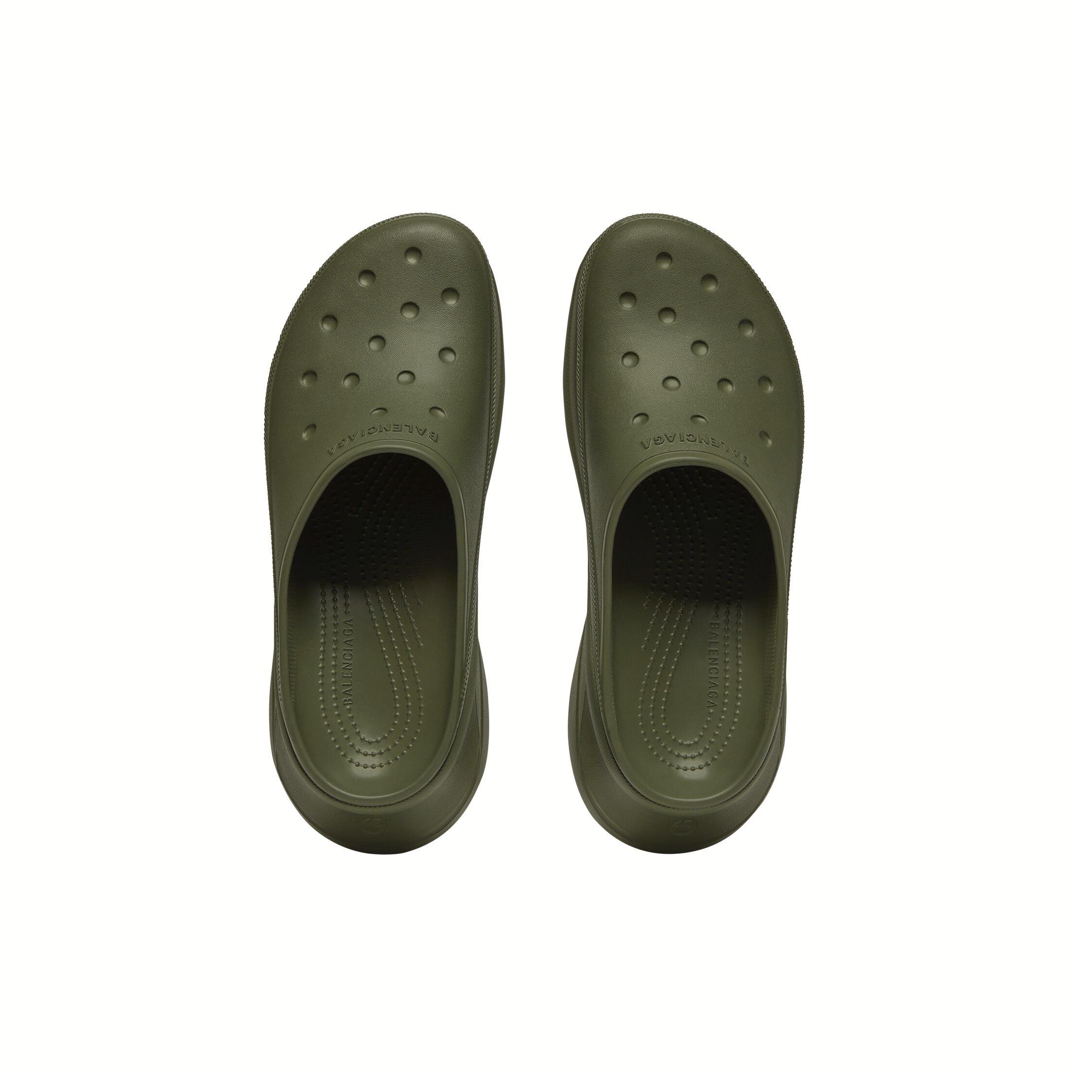 Giày Balenciaga Crocs™ Mule Nam Xanh Rêu