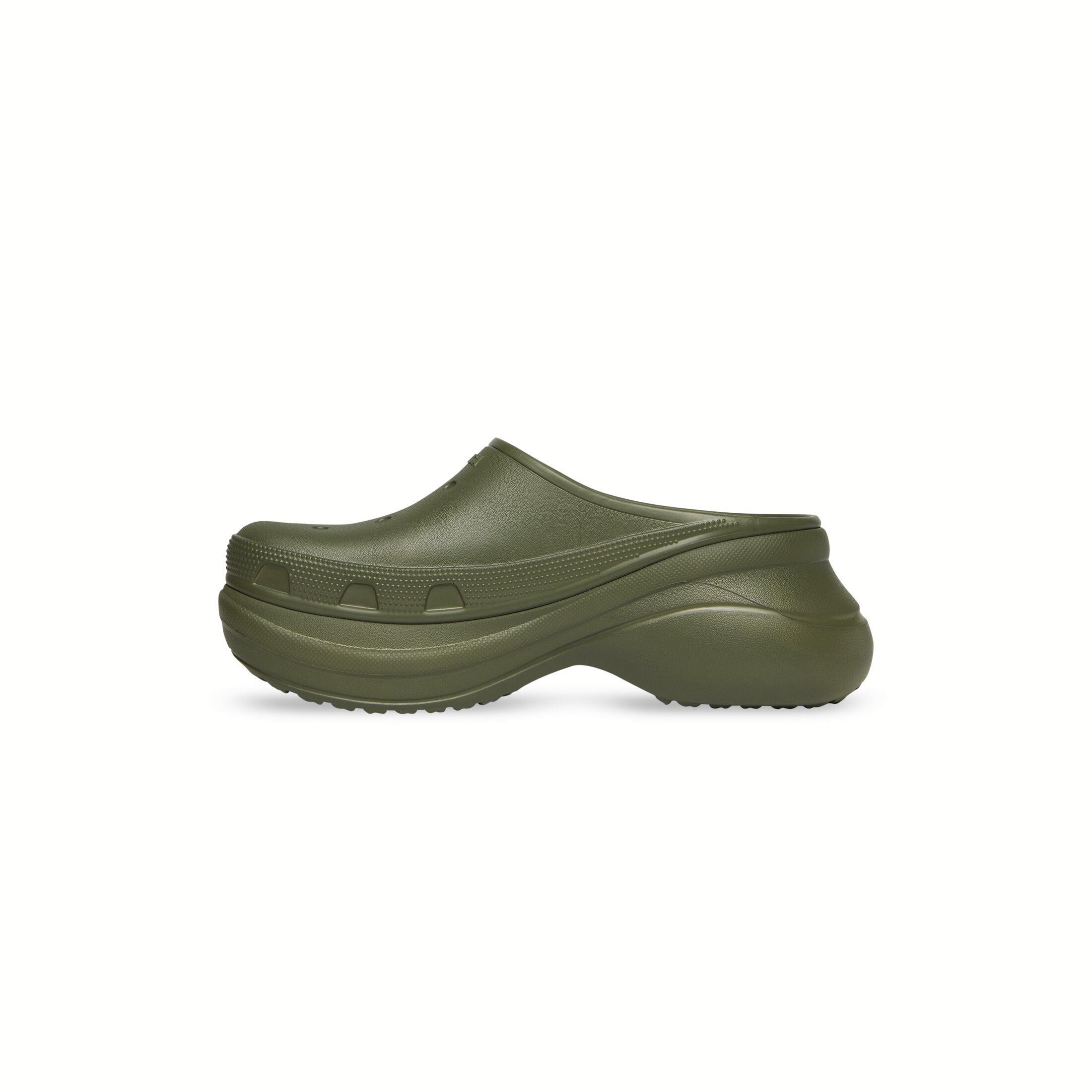 Giày Balenciaga Crocs™ Mule Nam Xanh Rêu