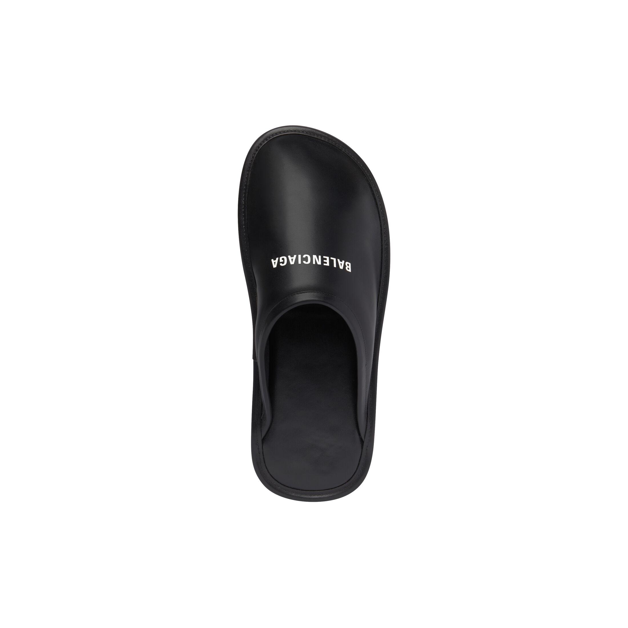 Dép Balenciaga Home Slippers Nam Đen