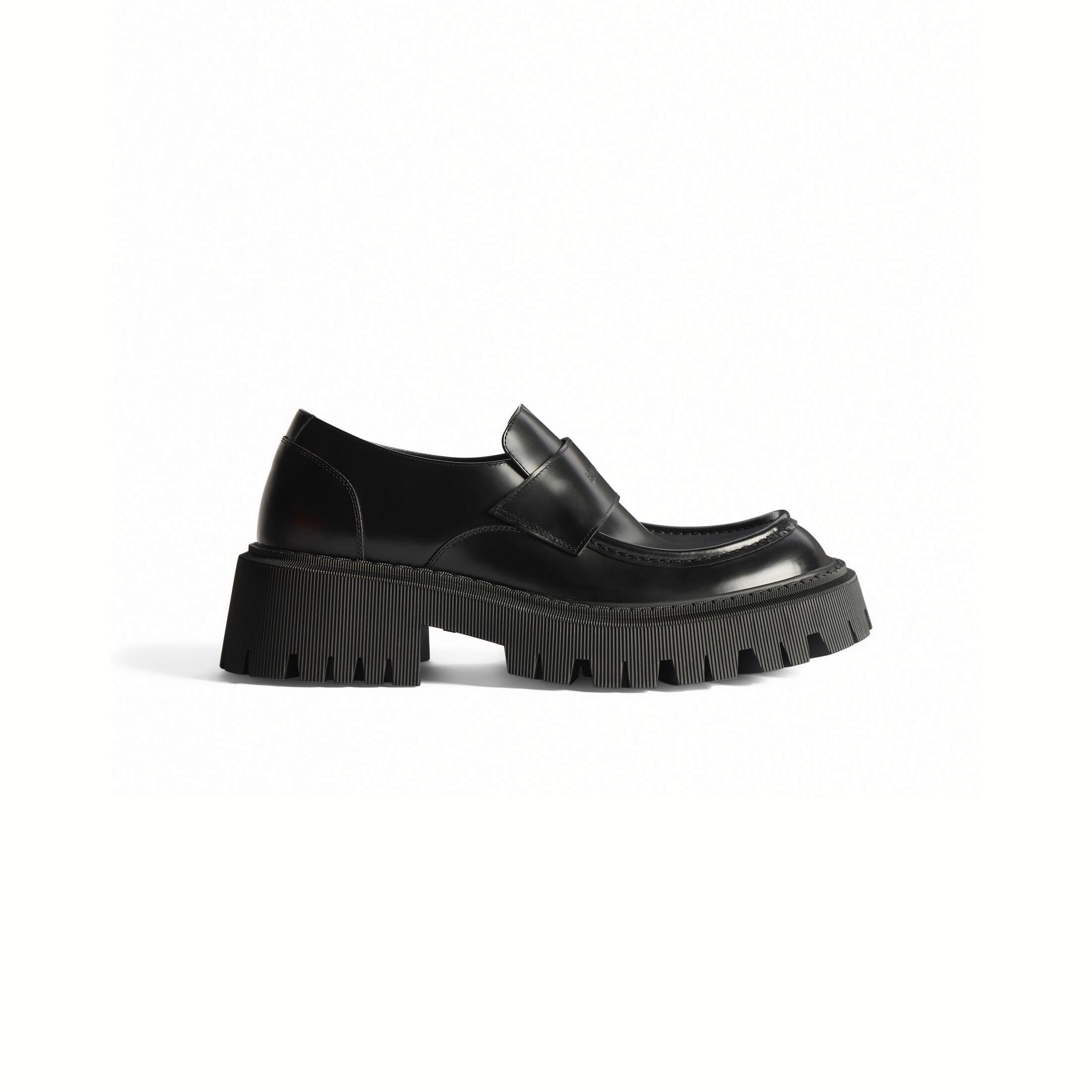 Giày Balenciaga Tractor Loafer Nam Đen