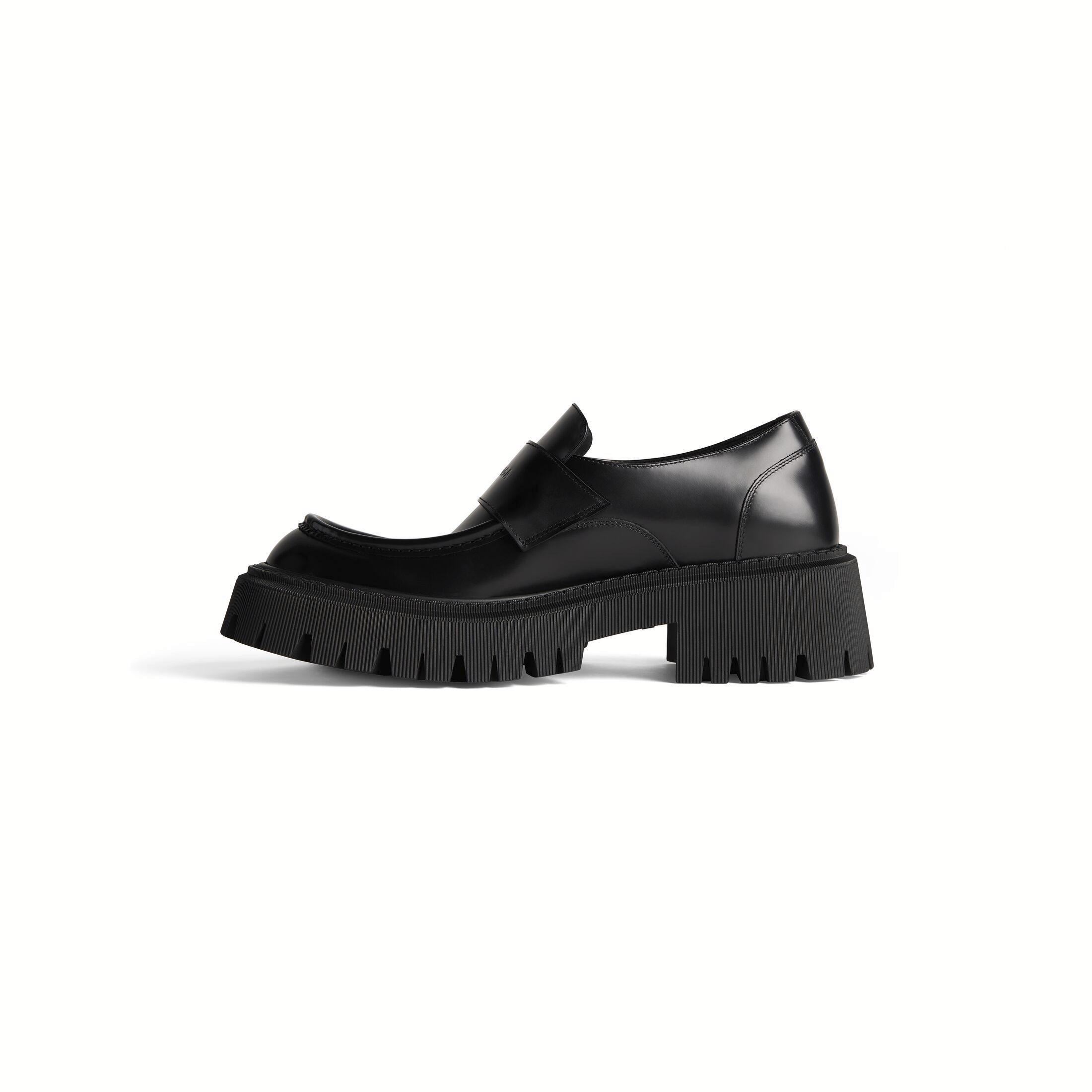 Giày Balenciaga Tractor Loafer Nam Đen