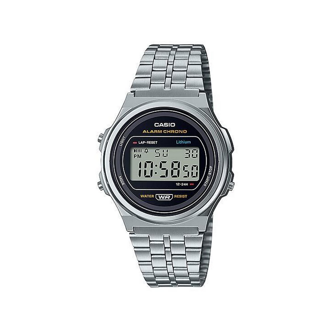 Đồng Hồ Casio A171We-1A Nam Xám Đen