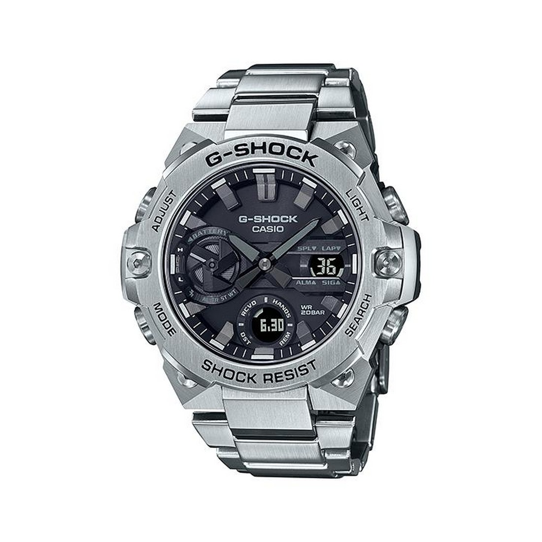 Đồng Hồ Casio Gst-B400D-1A Nam Đen Xám